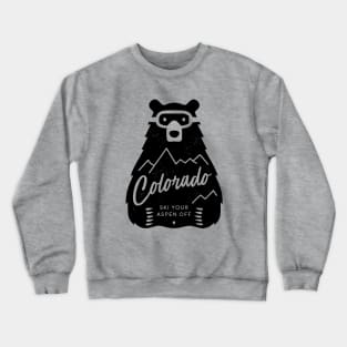 Colorado Ski Bear Crewneck Sweatshirt